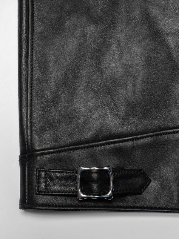Eddy Rider Leather Jacket Black - image 7