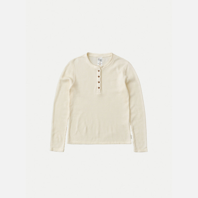 Mira Henley Waffle Egg White - image 6