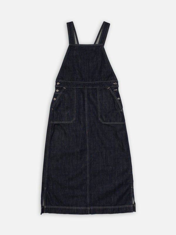 Malwa Workwear Denim Dress Dark Blue - image 4