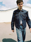 Danny Ace Selvage Denim Jacket Dry Blue