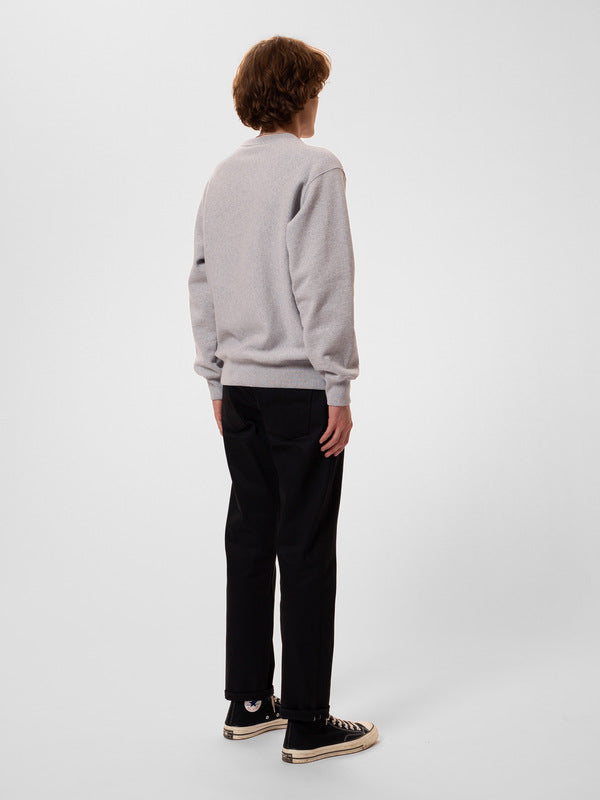 Hasse Sweater Crew Neck Greymelange - image 4