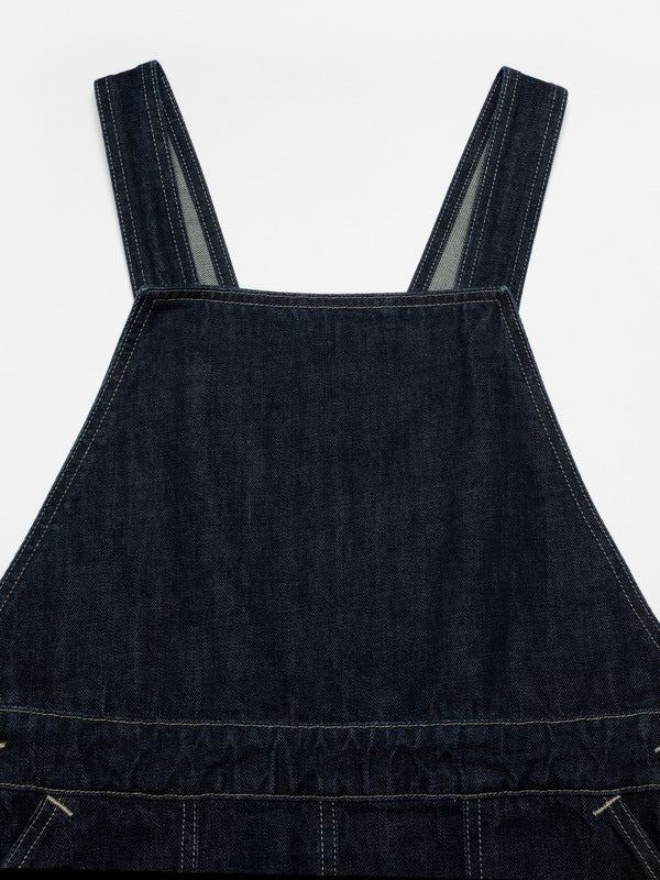 Malwa Workwear Denim Dress Dark Blue - image 5