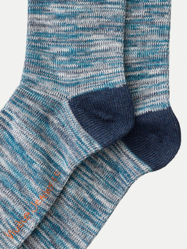 Rasmusson Multi Yarn Socks Blue - image 3