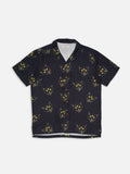 Arvid The Cat Hawaii Shirt Antracite