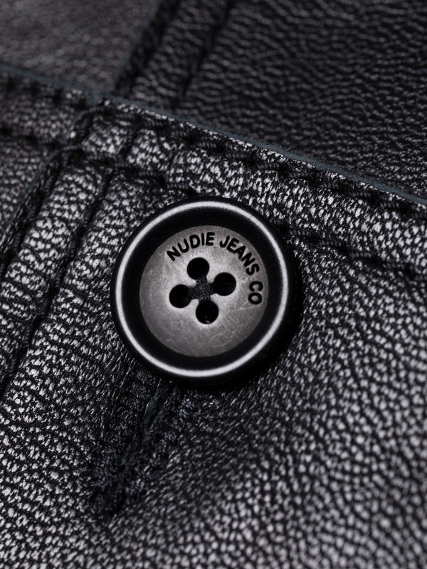 Saga Leather Blazer Black - image 5
