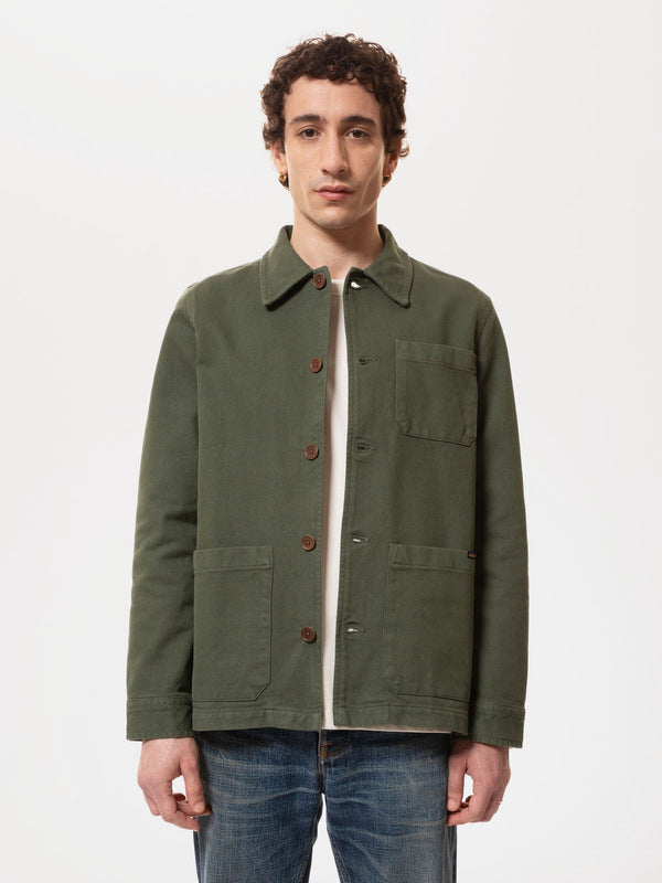 Barney Worker Jacket Olive - image 3