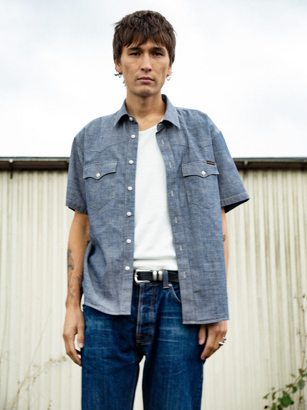 Lance Short Sleeve Shirt Blue