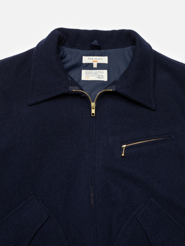 Blake Wool  Zip Jacket Blueberry - image 5