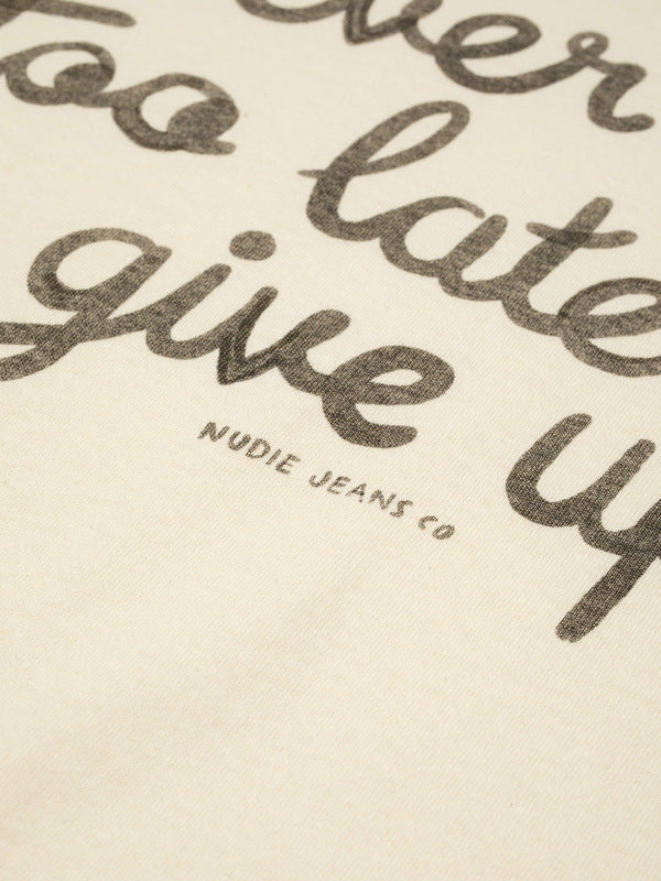 Ricky Too Late T-Shirt Ecru - image 5