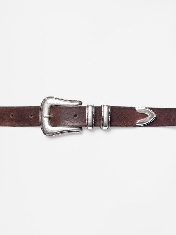 Western Silver Belt Dark Brown - image 3