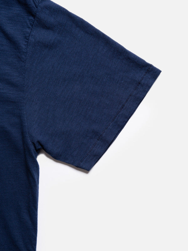 Roffe Slub T-shirt French Blue - image 5