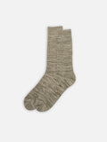 Rasmusson Mens Rib Sock Green/Beige