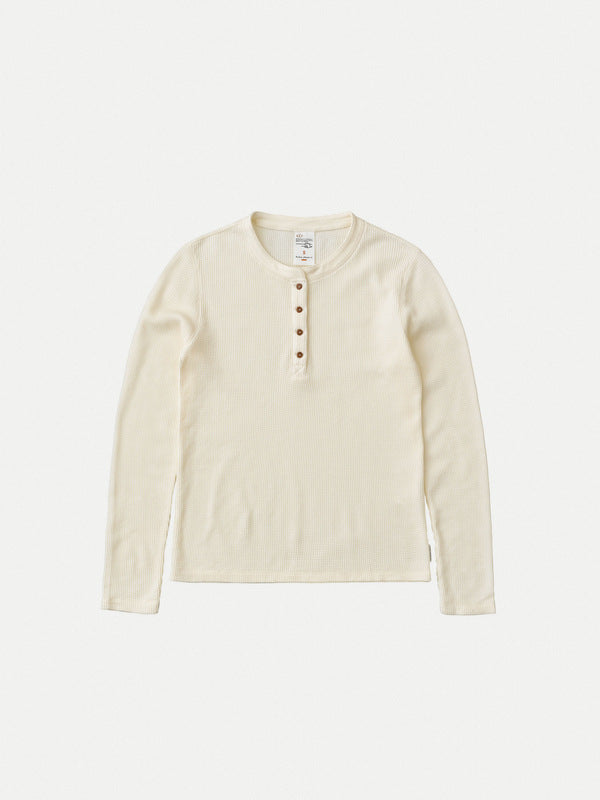 Mira Henley Waffle Egg White - image 2