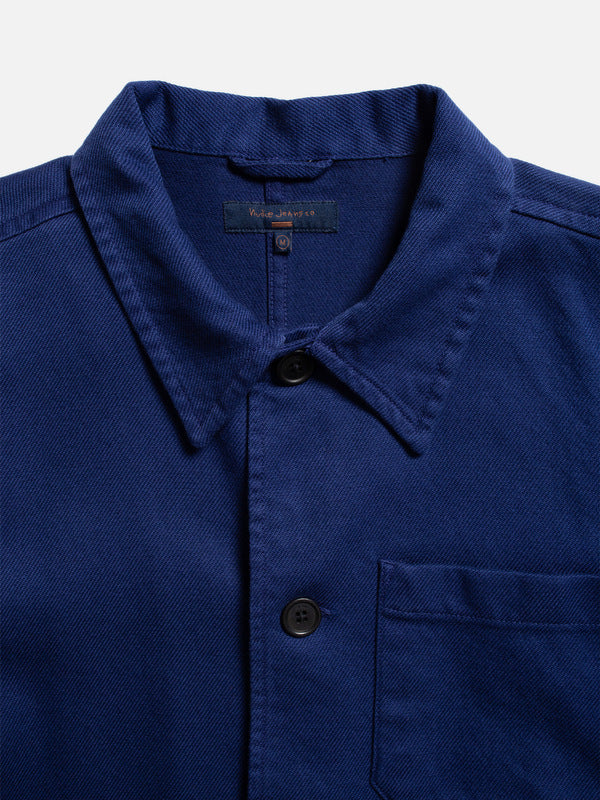 Barney Worker Jacket Mid Blue - image 4