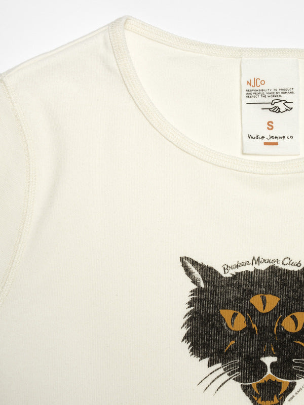 Eve The Cat T-Shirt Offwhite - image 3