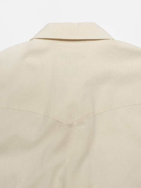 George Chambray Western Shirt Ecru - image 3