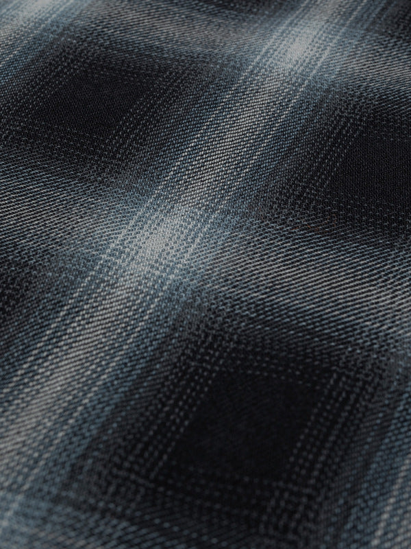 Julian Worker Shadow Check Shirt Black - image 6