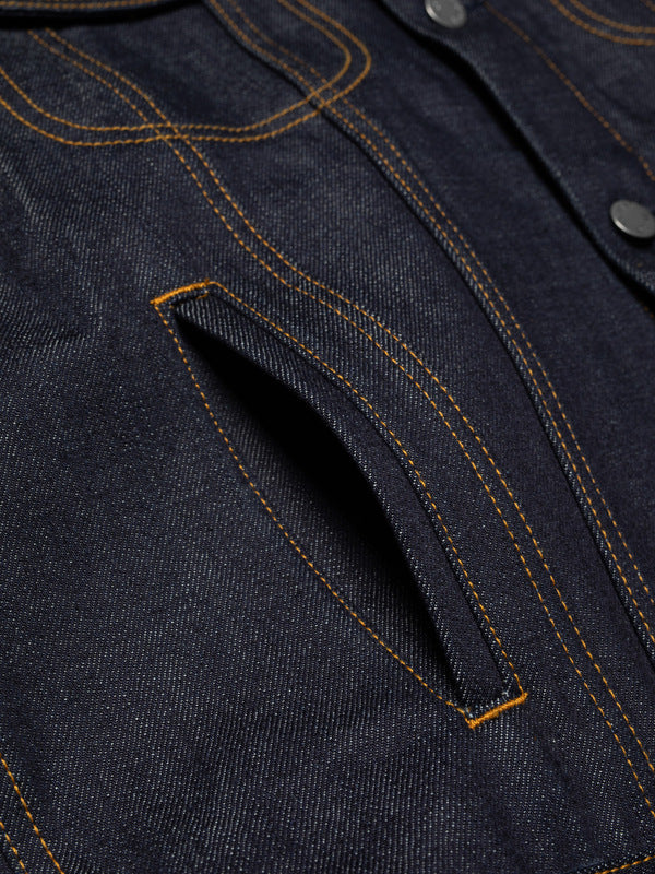 Danny Ace Selvage Denim Jacket Dry Blue - image 2
