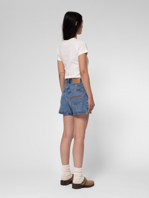 Maeve Denim Shorts Casual Wash Blue - image 3