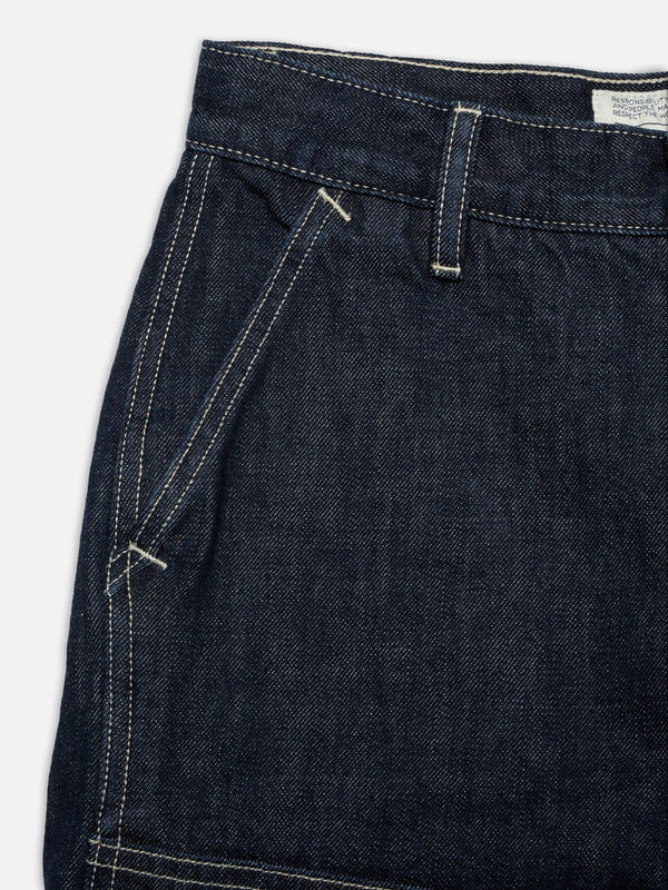 Wendy Double Knee Denim Pants Dark Blue - image 5