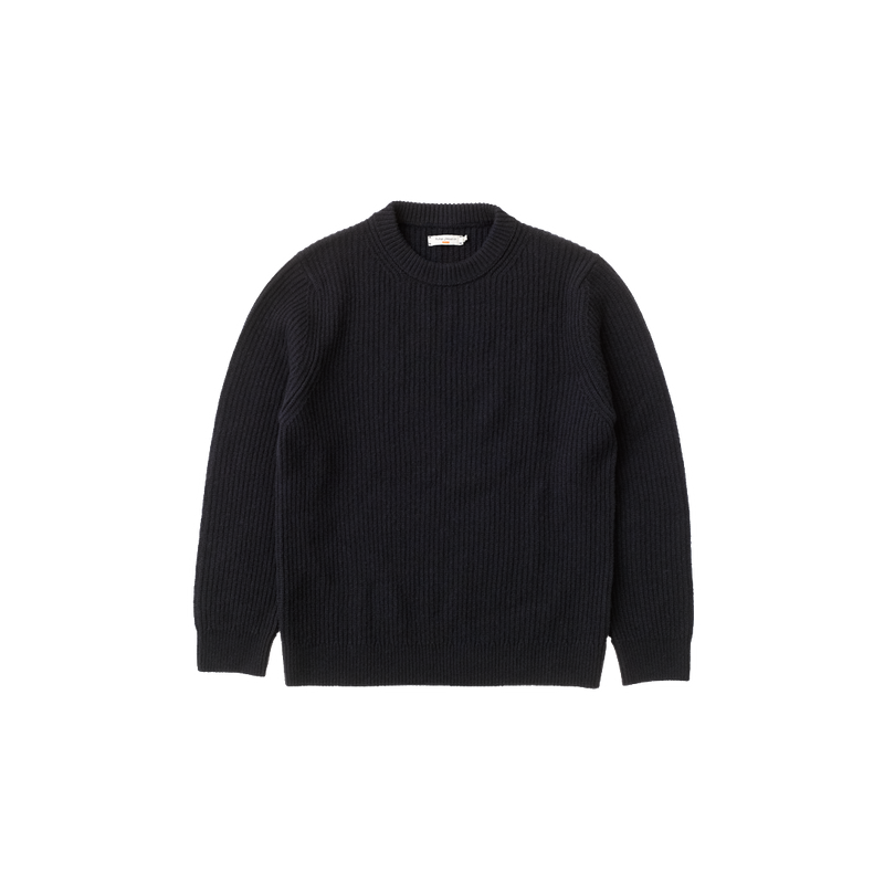 August Rib Wool Navy - image 8