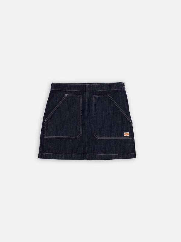 Elvy Workwear Denim Skirt - image 2