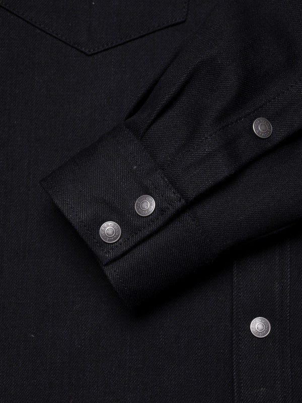 George Selvage Denim Shirt Dry Black - image 5