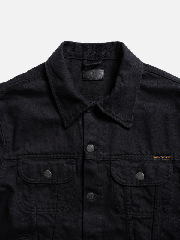 Danny Rinsed Denim Jacket Black - image 5