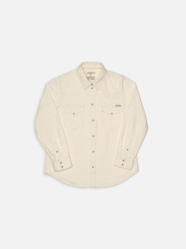Lotta Western Denim Shirt Ivory - image 2