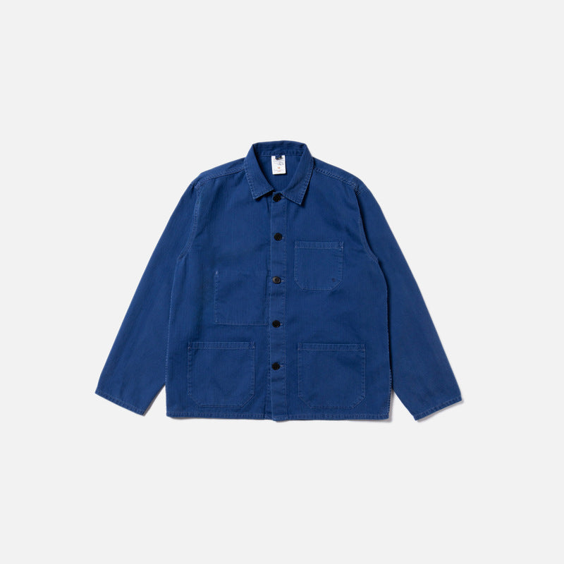 Buddy Herringbone Chore Jacket Blue - image 7