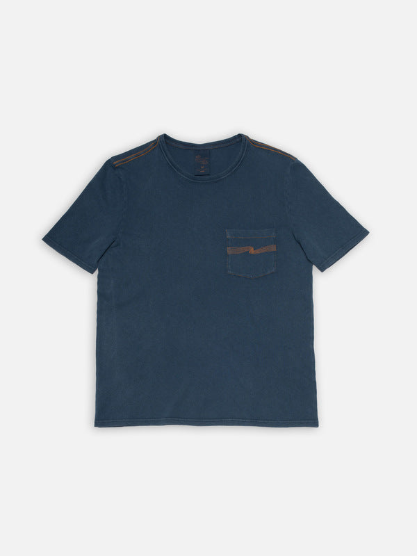 Ricky Pocket T-Shirt Washed Blue - image 2