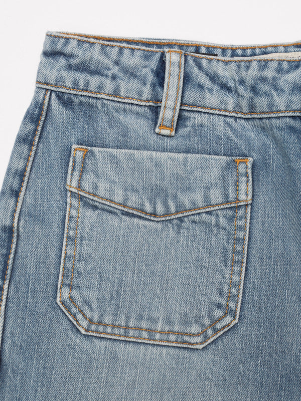 Holly Flare Denim Pants - image 6
