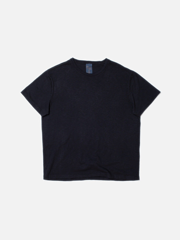 Roffe Slub T-Shirt Black