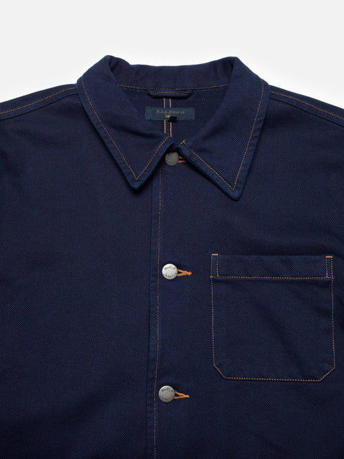 Barney Indigo Workwear Jacket Dark Blue - image 2