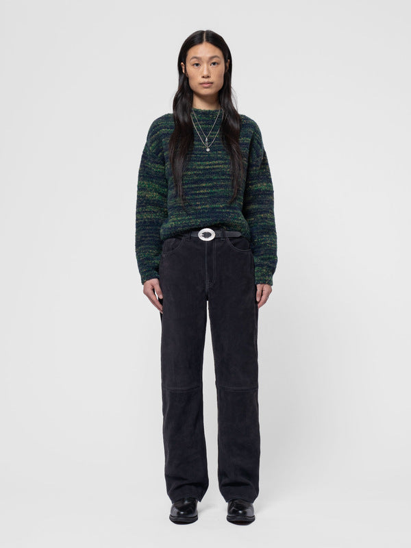 Clean Eileen Suede Pants Black