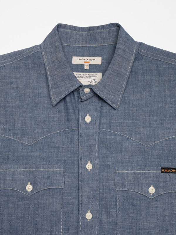 Lance Short Sleeve Shirt Blue - image 3