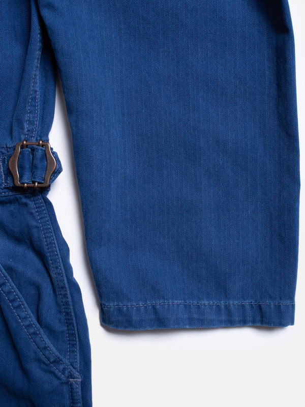 Ella Herringbone Boilersuit Blue - image 6