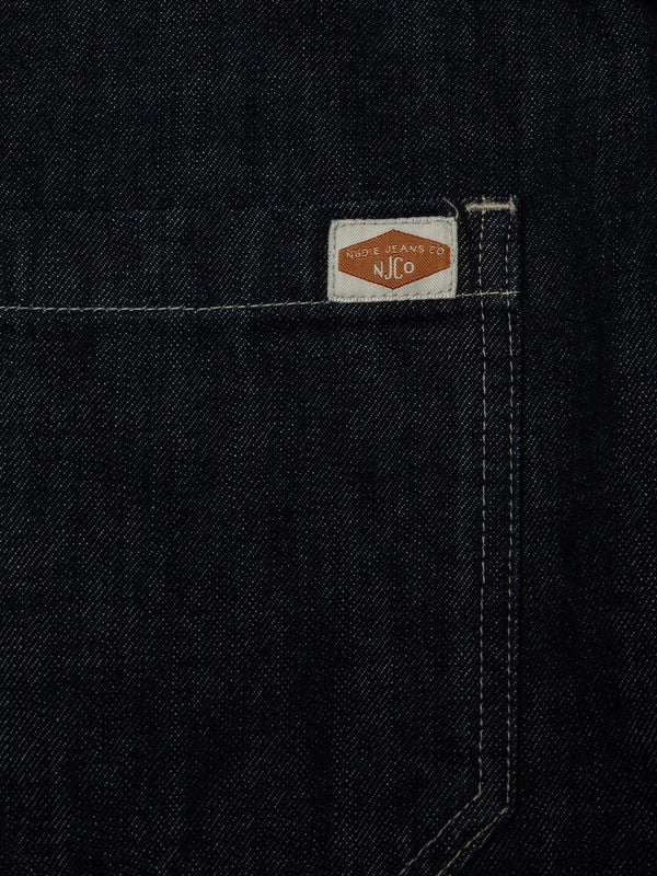 Anja Workwear Denim Jacket Dark Blue - image 5