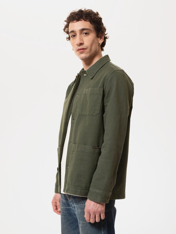 Barney Worker Jacket Olive - image 4