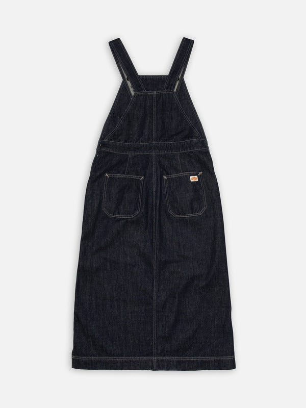Malwa Workwear Denim Dress Dark Blue - image 2