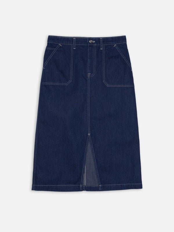 Boel Painter Denim Skirt Dark Blue - image 2