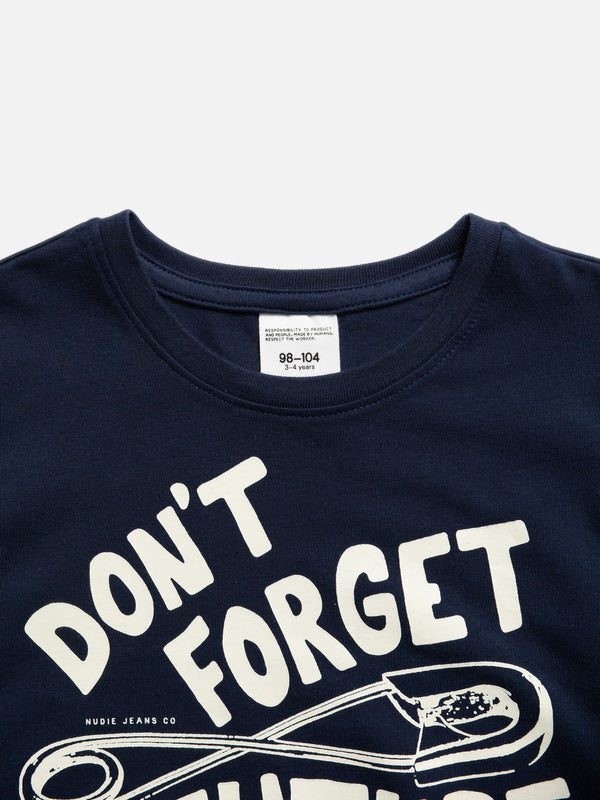 Tiny Tee Do Not Forget Deep Blue - image 4
