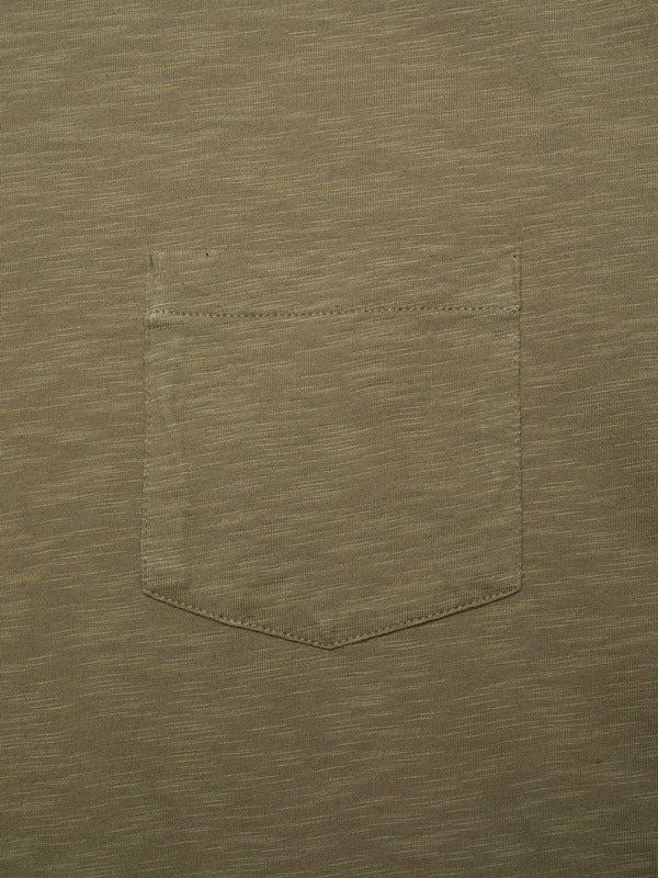 Roy Heavy Slub T-Shirt Olive - image 3