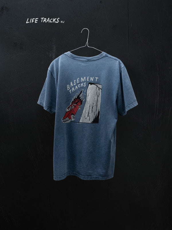 Roy Basement Tracks T-Shirt Blue - image 2