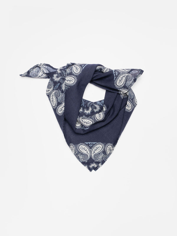 Ingrid Bandana Paisley Navy