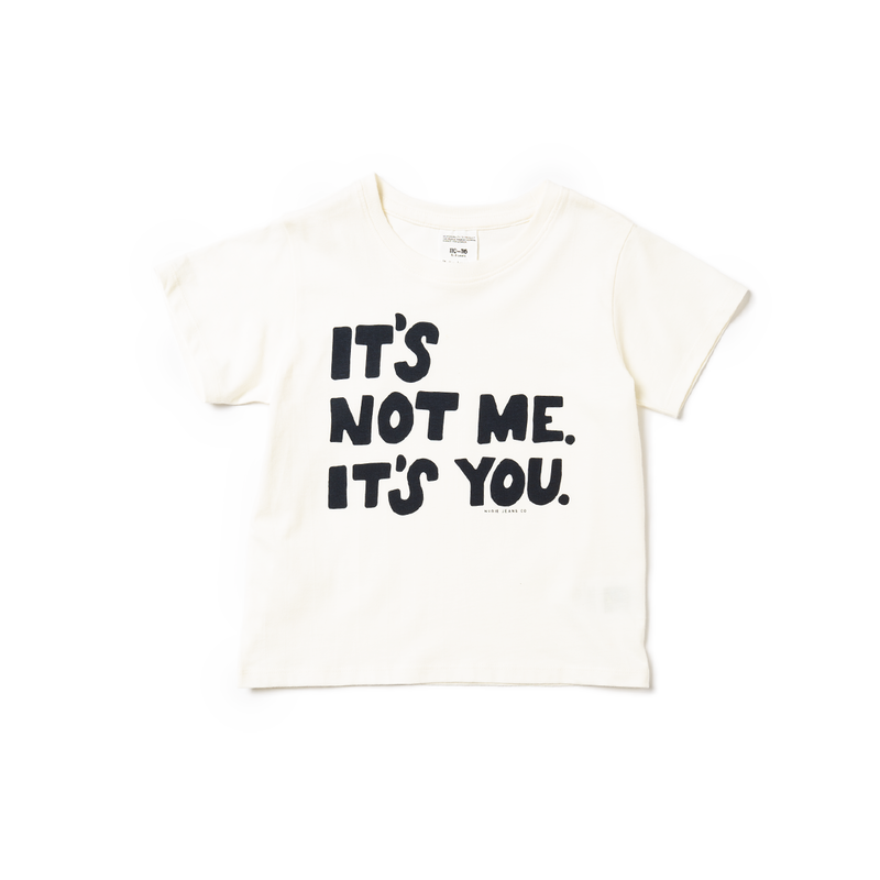 Tiny Tee It Is Not Me Offwhite - image 6