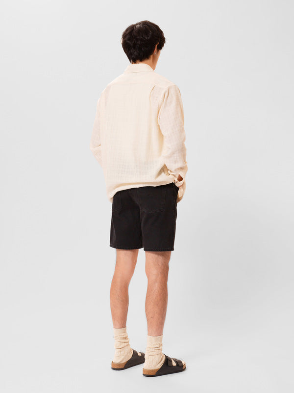 Seth Denim Shorts Aged Black - image 3