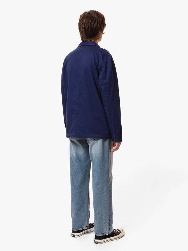 Barney Worker Jacket Mid Blue - image 3