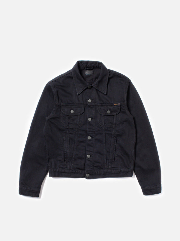 Danny Rinsed Denim Jacket Black - image 3