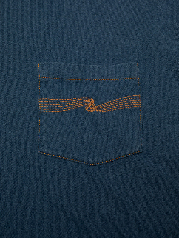 Ricky Pocket T-Shirt Washed Blue - image 4